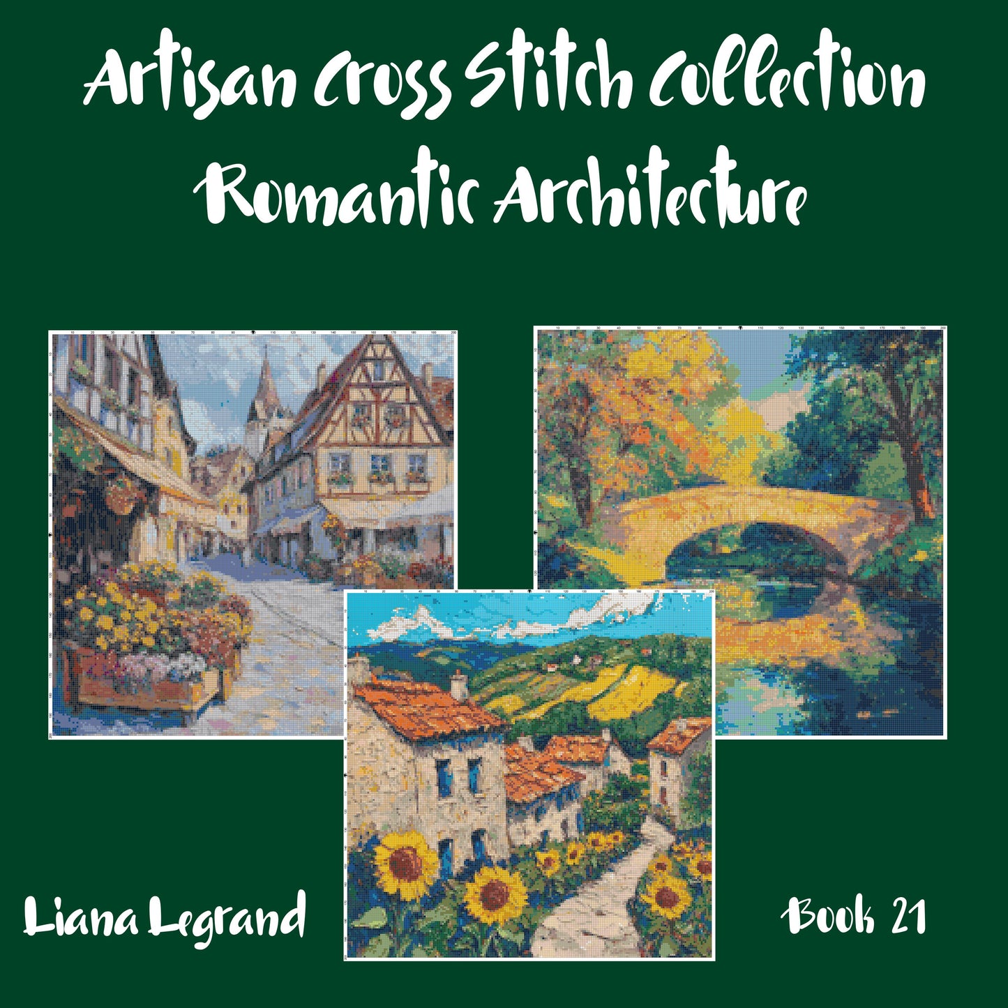 Romantic Architecture Collection: Cross Stitch Patterns - Book 21