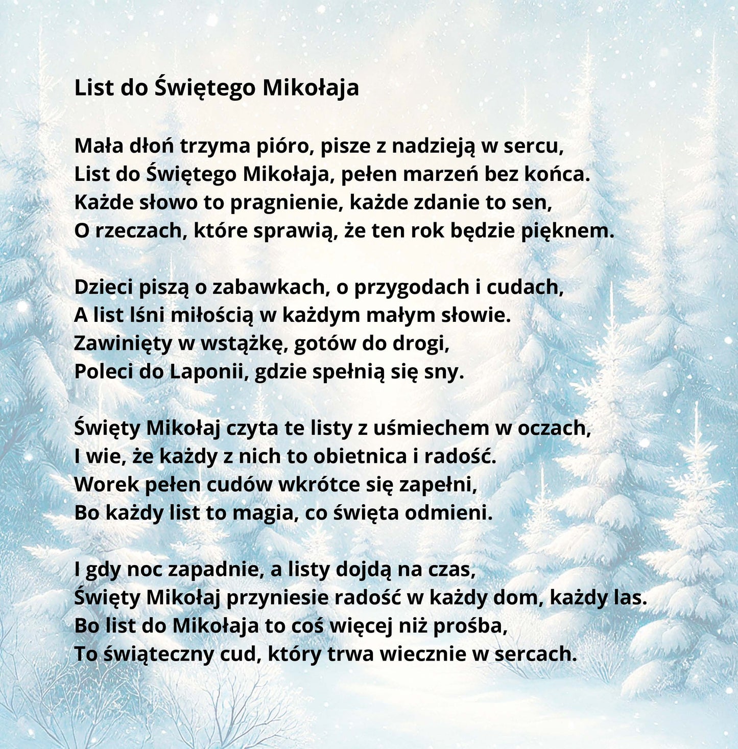Winter Magic: Christmas & New Year Poetry Collection - Polish edition
