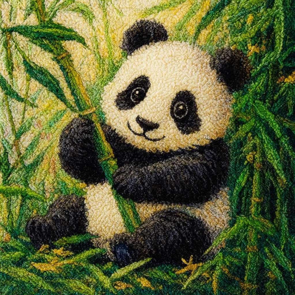 Latch Hook Safari Baby Animals - Book 1