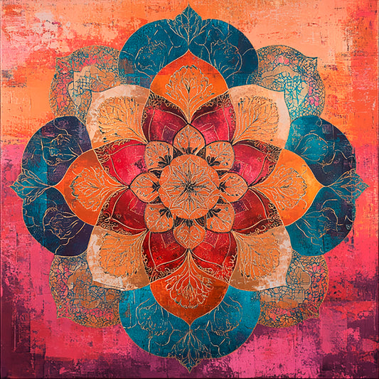 Color vortex: mandalas for meditation and relaxation - Digital Artwork 3