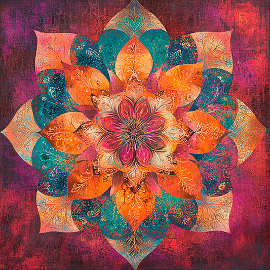 Color vortex: mandalas for meditation and relaxation - Digital Artwork 4