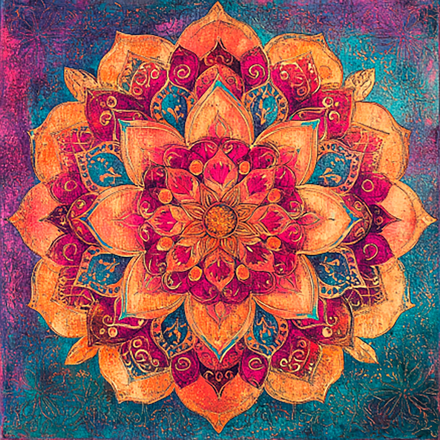 Color vortex: mandalas for meditation and relaxation - Digital Artwork 6