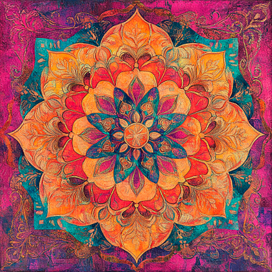 Color vortex: mandalas for meditation and relaxation - Digital Artwork 7