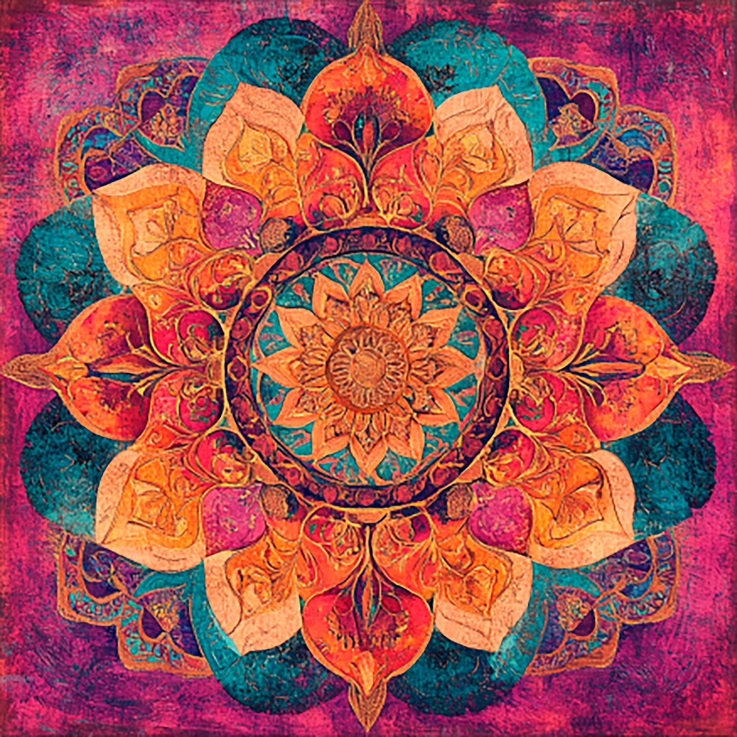 Color vortex: mandalas for meditation and relaxation - Digital Artwork 8