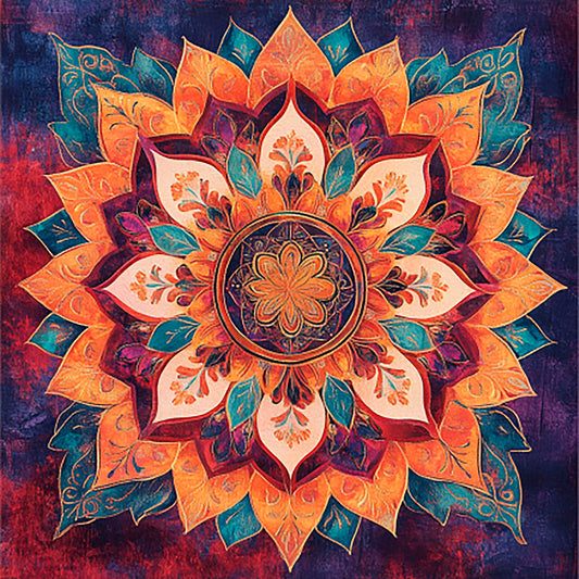 Color vortex: mandalas for meditation and relaxation - Digital Artwork 9