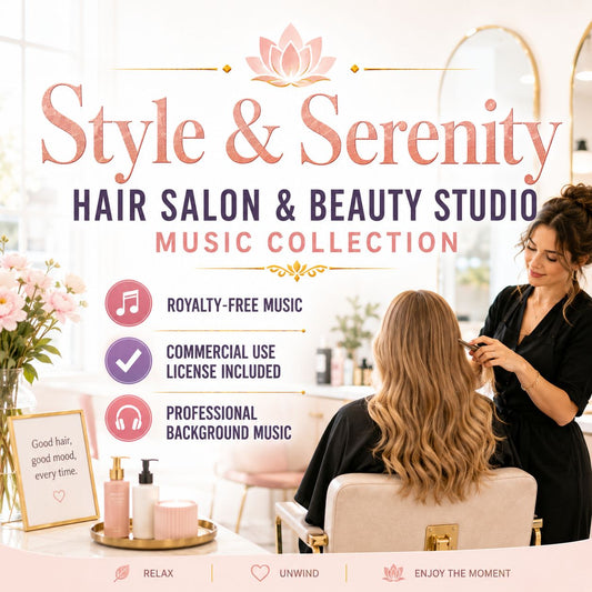 Style & Serenity - Hair Salon & Beauty Studio Music Collection | Royalty-Free | Commercial License Included