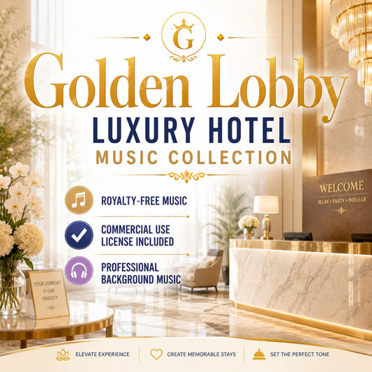 Golden Lobby - Luxury Hotel Music Collection | Royalty-Free | Commercial License Included