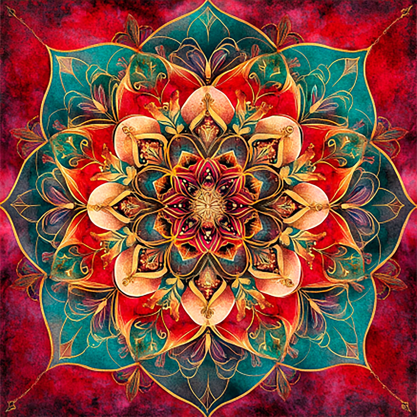 Color vortex: mandalas for meditation and relaxation - Digital Artwork 14