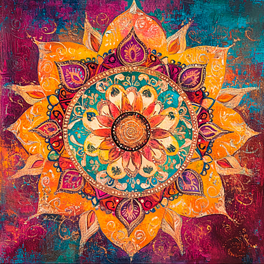 Color vortex: mandalas for meditation and relaxation - Digital Artwork 15