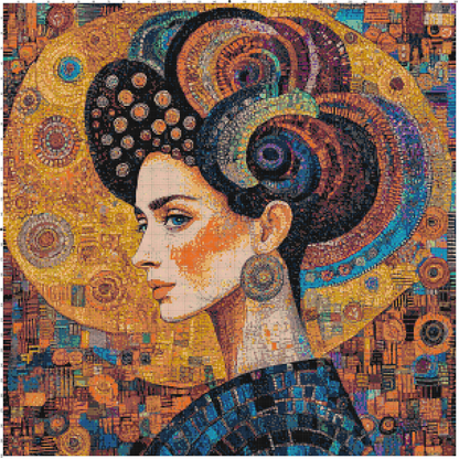 Color Ecstasy: Portrait Cross Stitch Patterns - Book 7