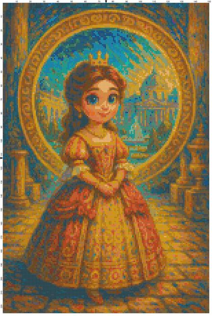 Little Princesses Around the World: Cross Stitch Patterns - Book 2