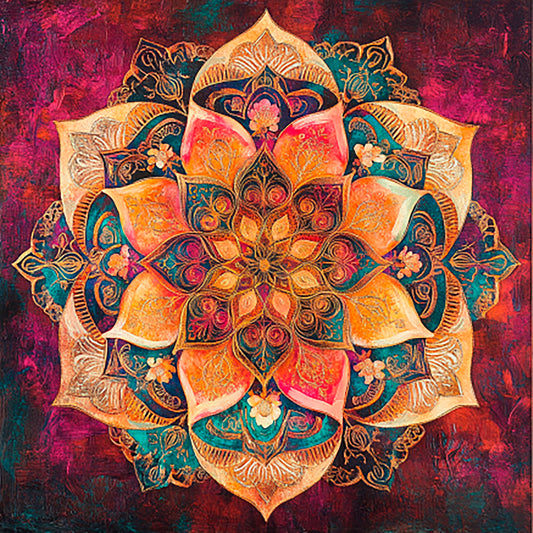 Color vortex: mandalas for meditation and relaxation - Digital Artwork 18