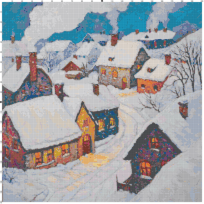 Post-Impressionist Landscapes: Cross Stitch Patterns - Book 9