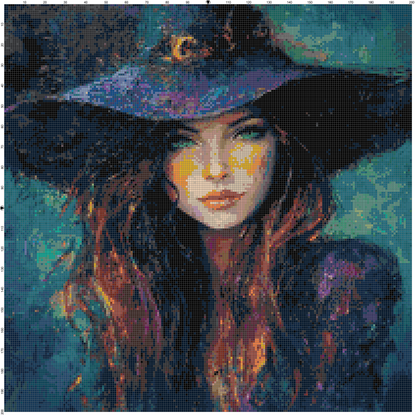 Magic Halloween cross stitch PDF bundle — ghost, skeleton, and spider pumpkin patterns for Halloween embroidery.