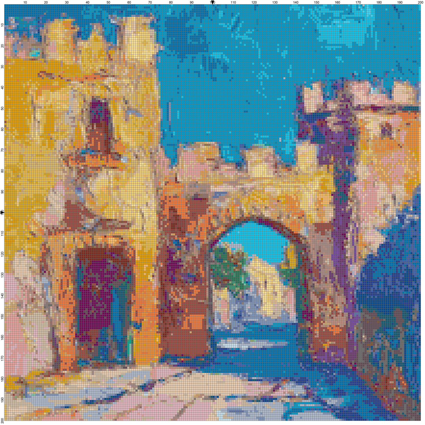 Romantic Architecture Collection : Cross Stitch Patterns - Book 14