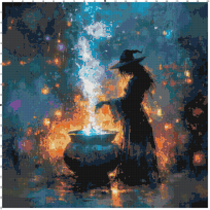 Magic Halloween: Cross Stitch Patterns - Book 15