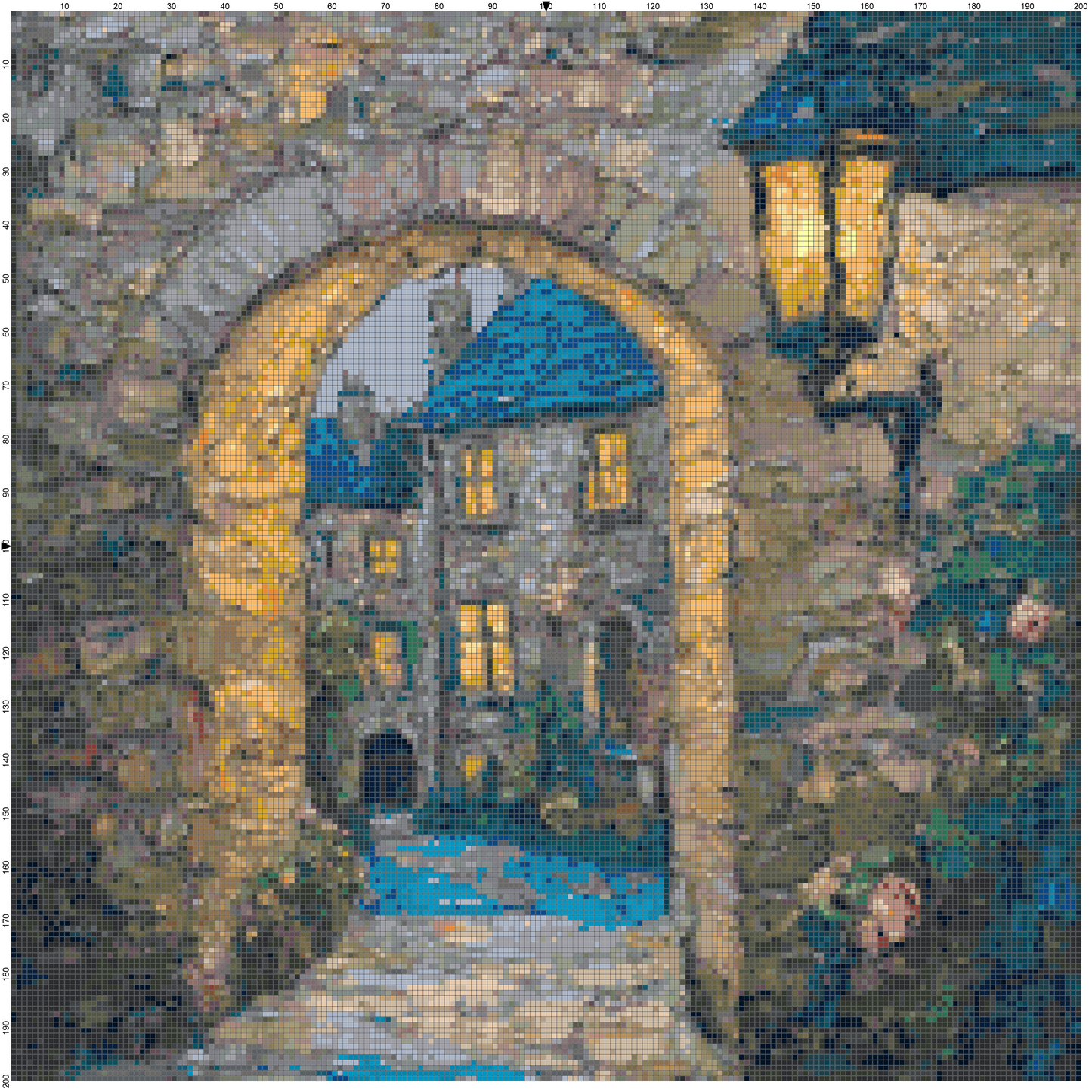 Romantic Architecture Collection: Cross Stitch Patterns - Book 22