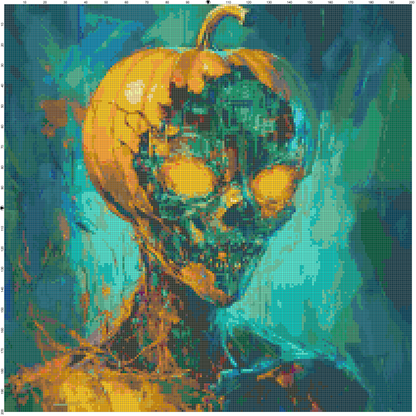 Magic Halloween: Cross Stitch Patterns - Book 21