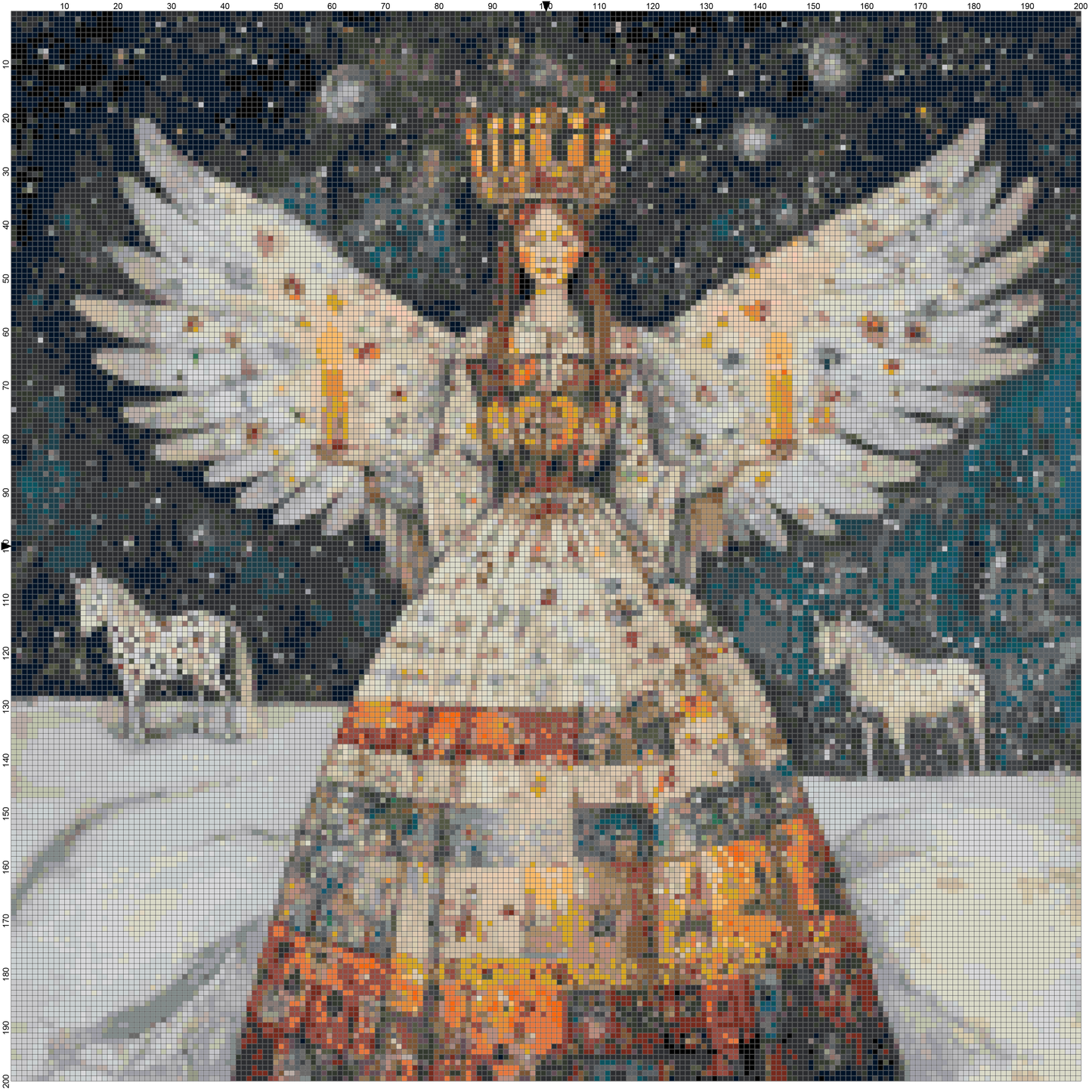Angels: Christmas Cross Stitch Patterns - Book 8