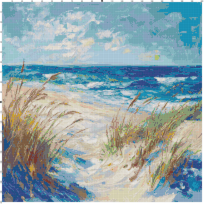 Post-Impressionist Landscapes: Cross Stitch Patterns - Book 12