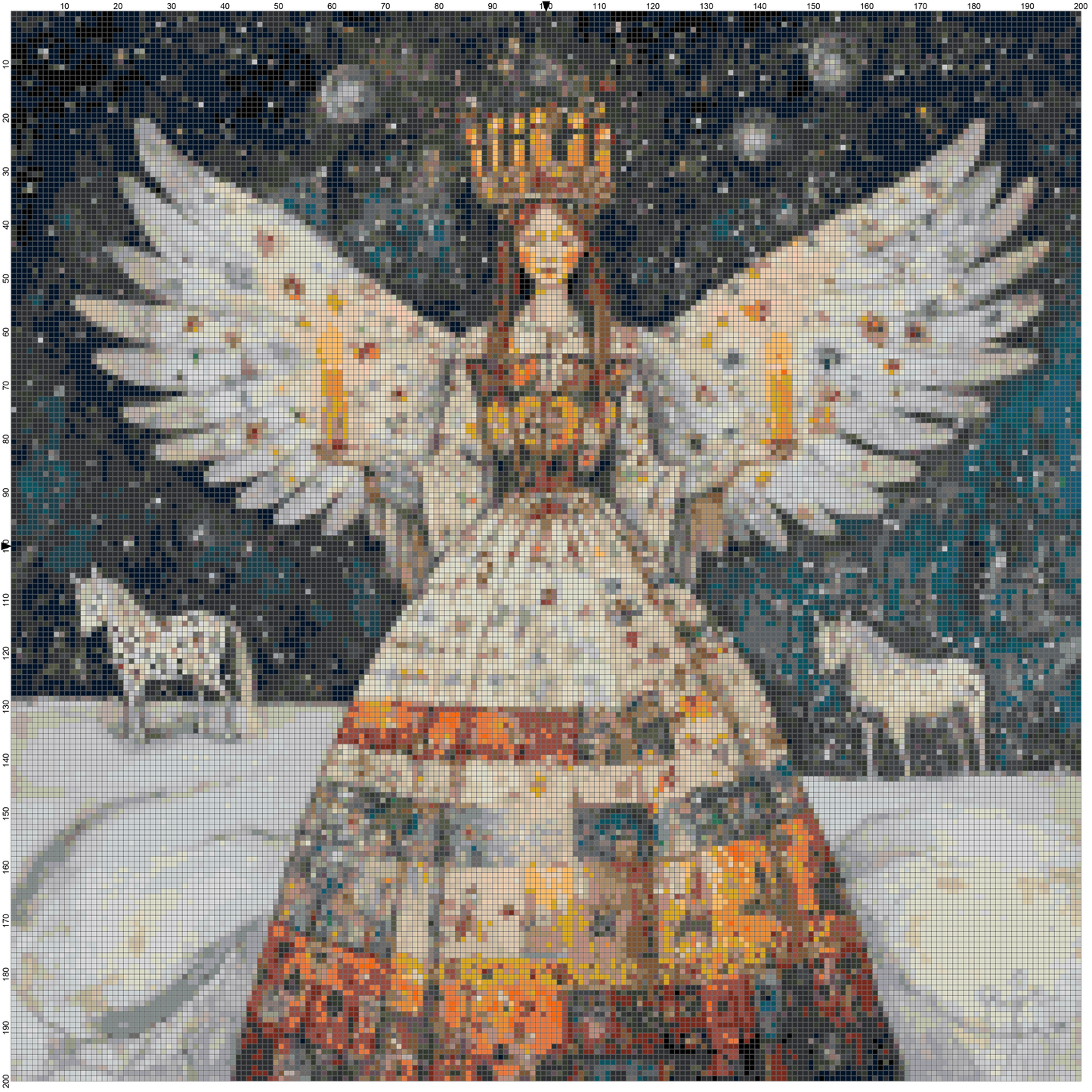 Angels: Christmas Cross Stitch Patterns - Book 5