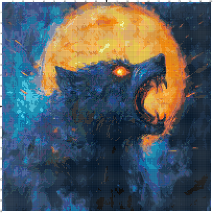 Magic Halloween cross stitch PDF bundle — ghost, skeleton, and spider pumpkin patterns for Halloween embroidery.