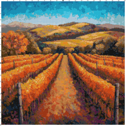 Post-Impressionist Landscapes: Cross Stitch Patterns - Book 21