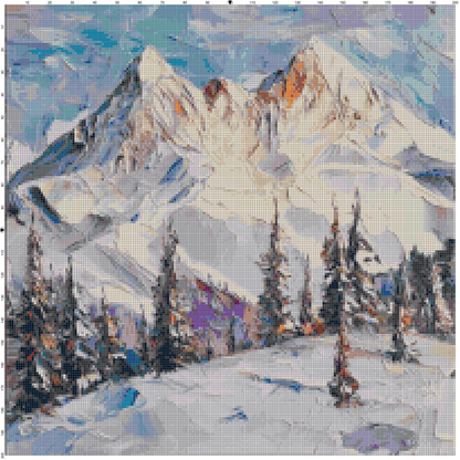 Post-Impressionist Landscapes: Cross Stitch Patterns - Book 10