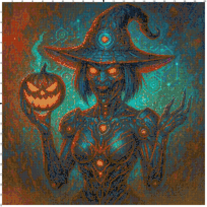 Magic Halloween: Cross Stitch Patterns - Book 24