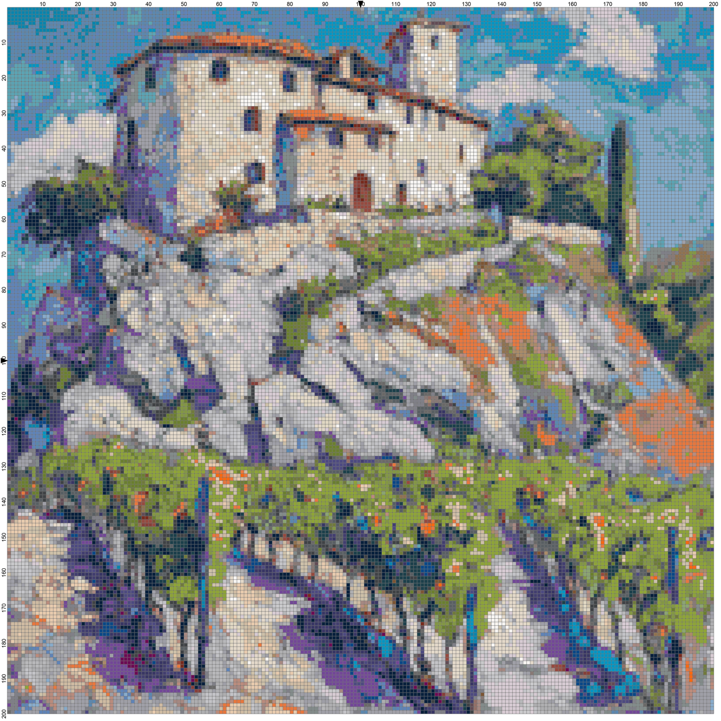 Romantic Architecture Collection: Cross Stitch Patterns - Book 20