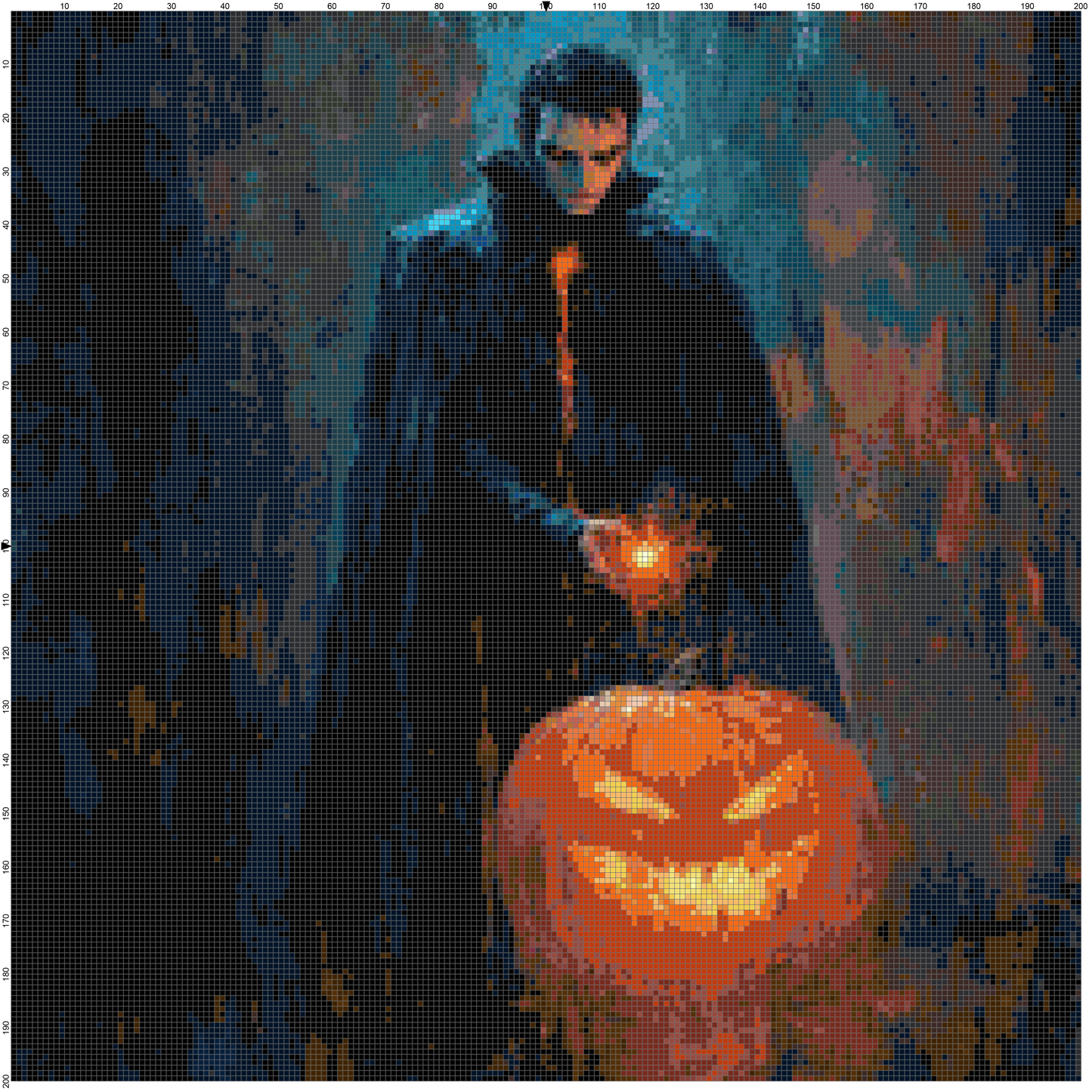 Magic Halloween: Cross Stitch Patterns - Book 6