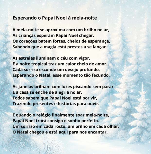 Winter Magic: Christmas & New Year Poetry Collection - Portuguese edition