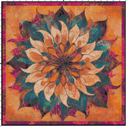 Color Vortex: Mandala Cross Stitch Patterns - Book 5