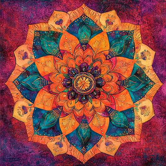 Color vortex: mandalas for meditation and relaxation - Digital Artwork 21