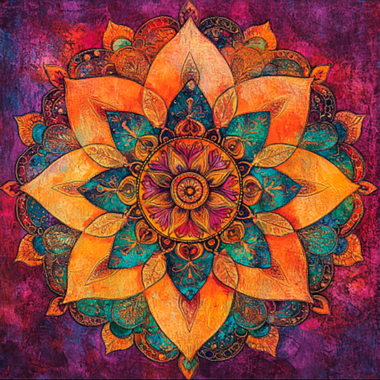 Color vortex: mandalas for meditation and relaxation - Digital Artwork 23