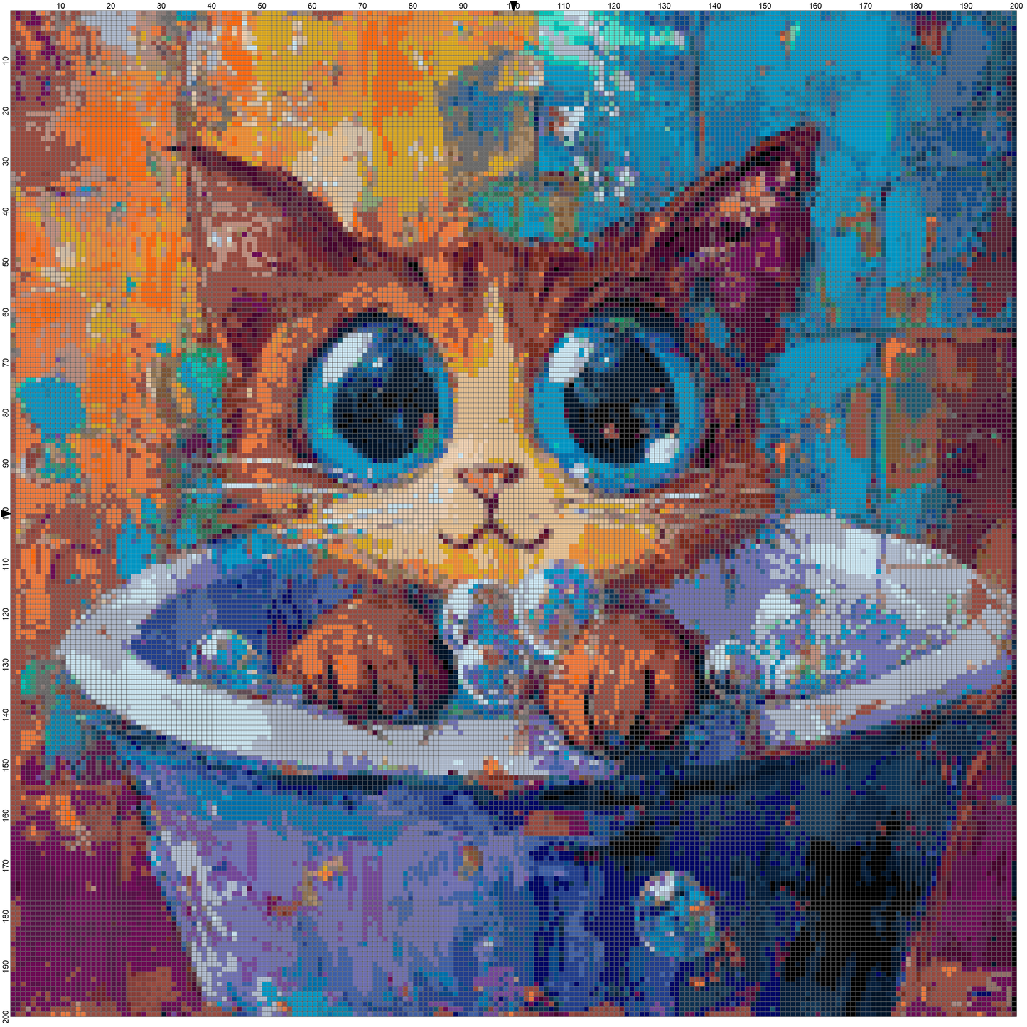 Kitten Magic: Cross Stitch Patterns - Book 8