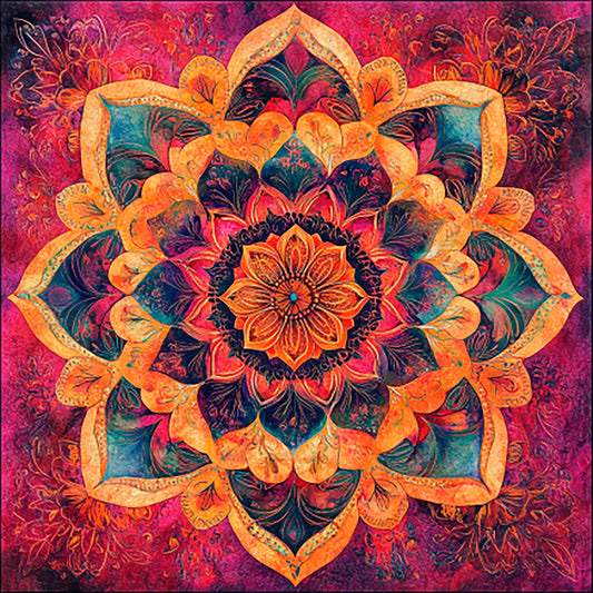 Color vortex: mandalas for meditation and relaxation - Digital Artwork 24