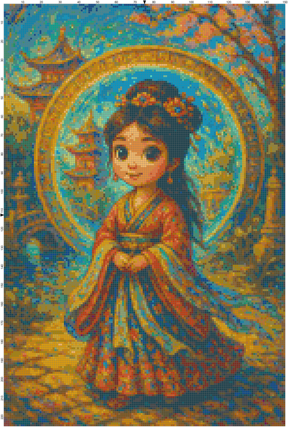 Little Princesses Around the World: Cross Stitch Patterns - Book 8