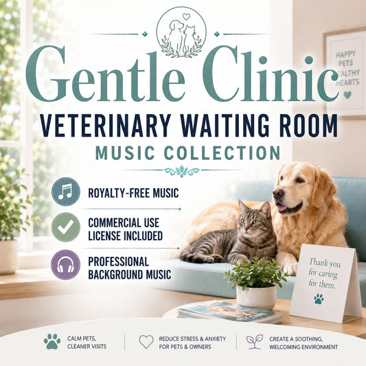 Gentle Clinic - Veterinary Waiting Room Music Collection | Royalty-Free | Commercial License Included