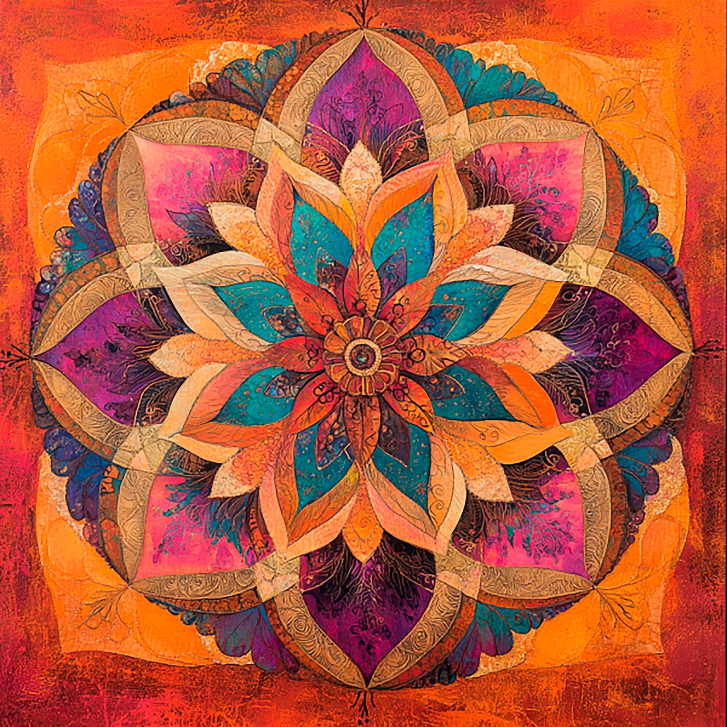 Color vortex: mandalas for meditation and relaxation - Digital Artwork 27