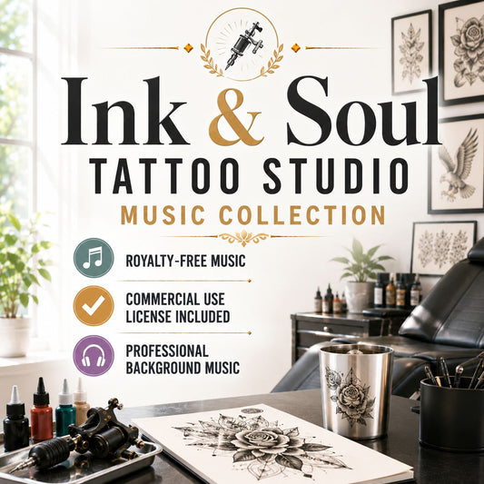 Ink & Soul - Tattoo Studio Music Collection | Royalty-Free | Commercial License Included