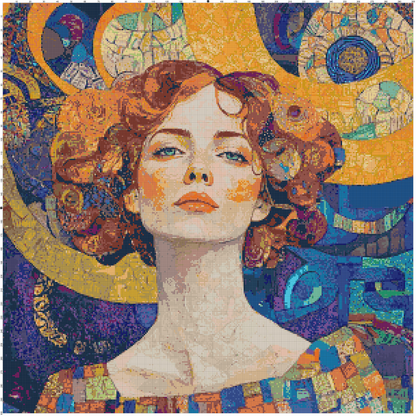 Color Ecstasy: Portrait Cross Stitch Patterns - Book 1