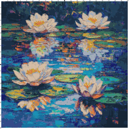 Post-Impressionist Landscapes: Cross Stitch Patterns - Book 6