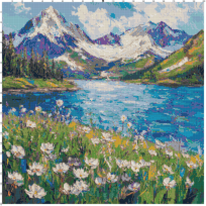 Post-Impressionist Landscapes: Cross Stitch Patterns - Book 22