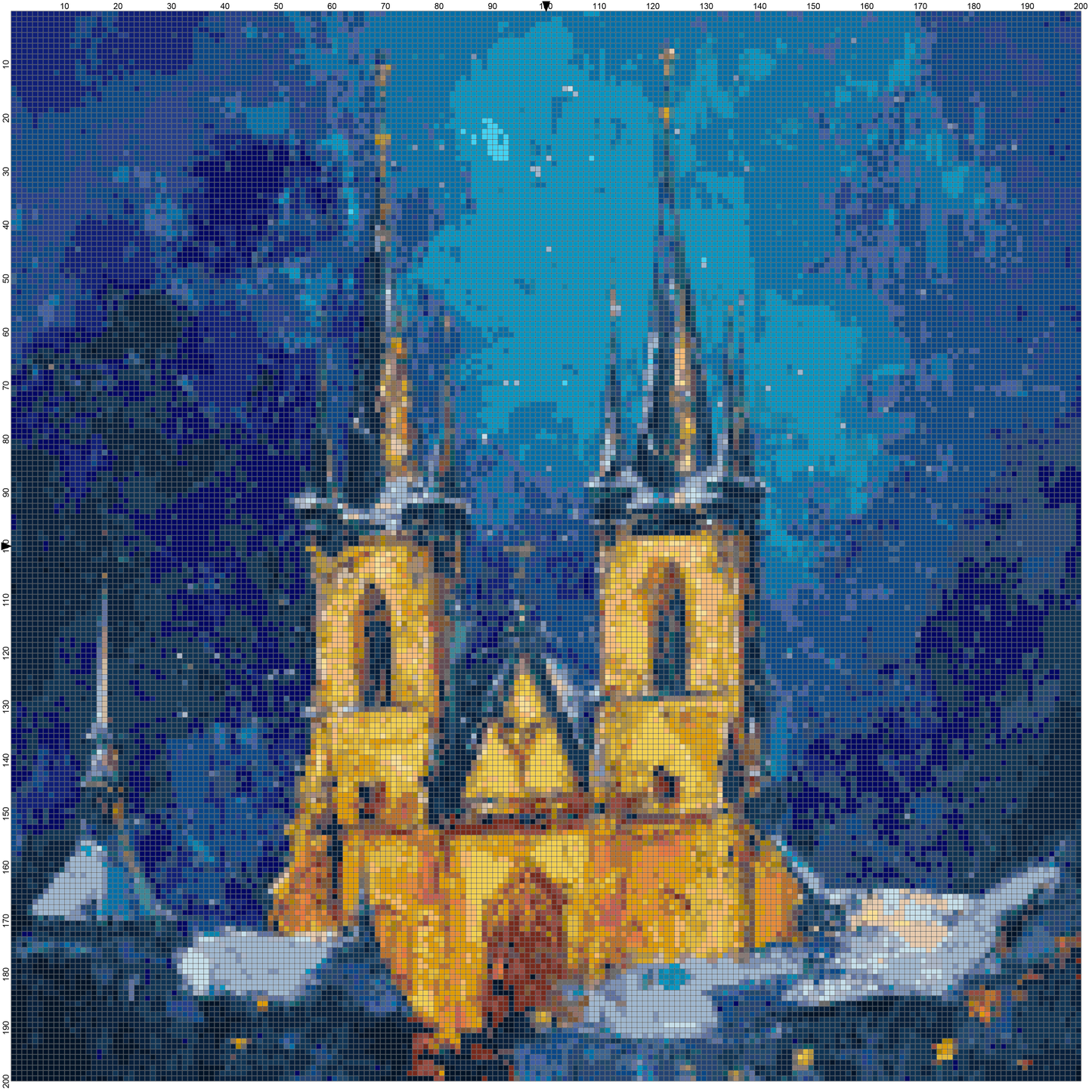 Romantic Architecture Collection: Cross Stitch Patterns - Book 20