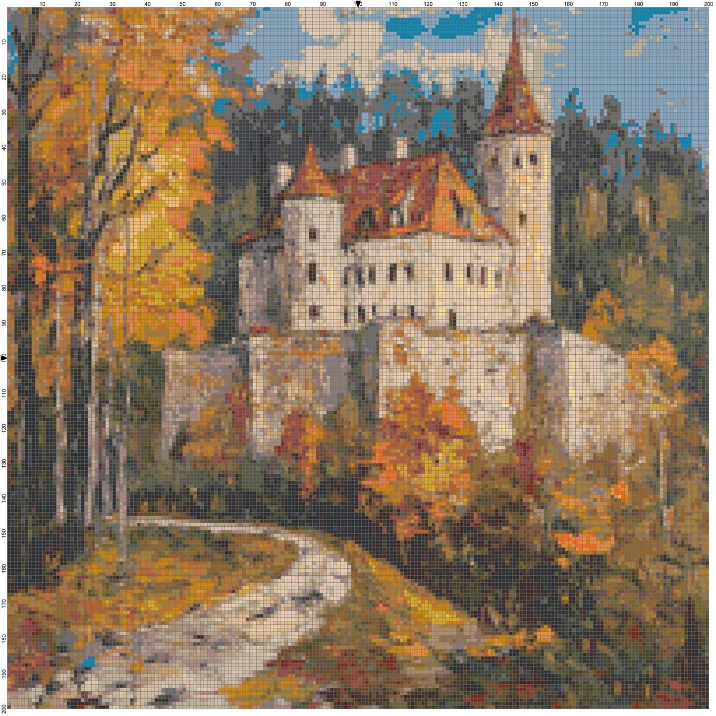 Romantic Architecture Collection: Cross Stitch Patterns - Book 17