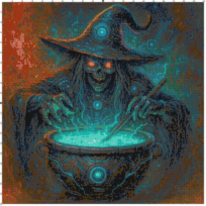 Magic Halloween: Cross Stitch Patterns - Book 28