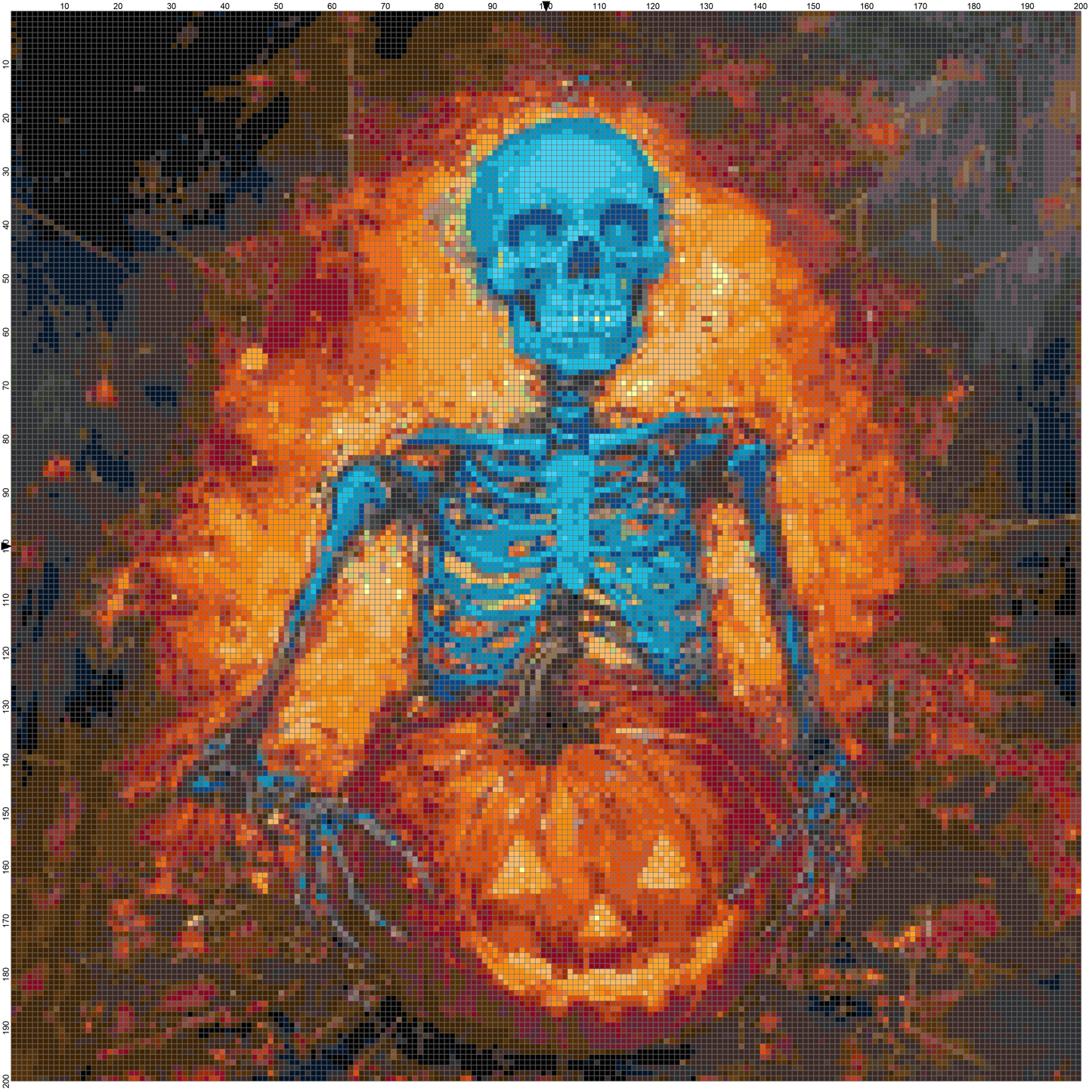 Magic Halloween: Cross Stitch Patterns - Book 22