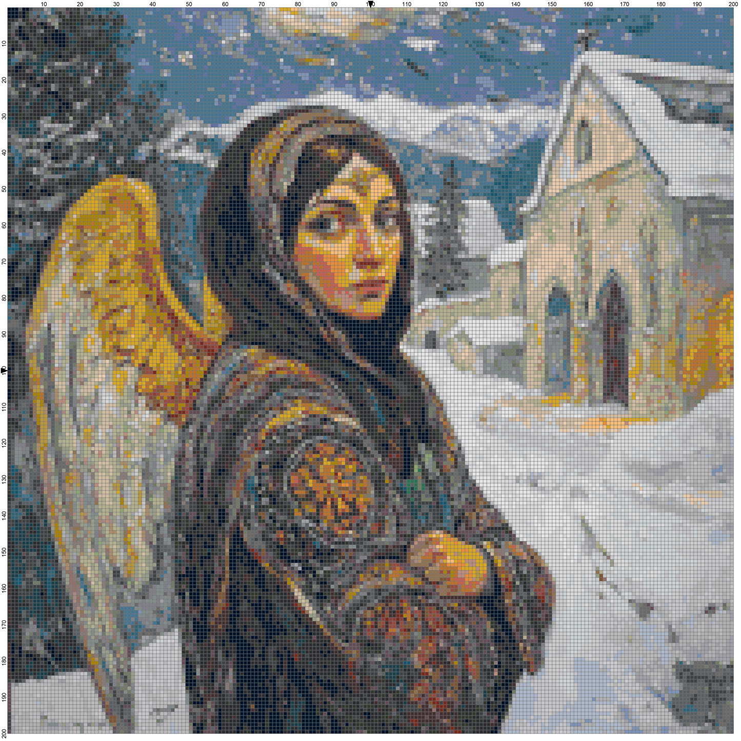 Angels: Christmas Cross Stitch Patterns - Book 10
