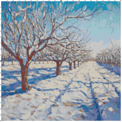Post-Impressionist Landscapes: Cross Stitch Patterns - Book 5